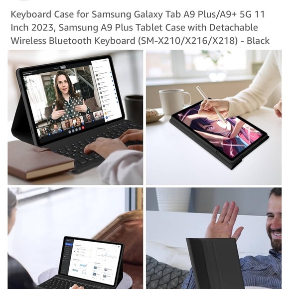 Compatible  with Samsung Galaxy Tab A9+ 11" 2023 (Model:SM-X210 / X216 / X218) - Picture 7 of 16